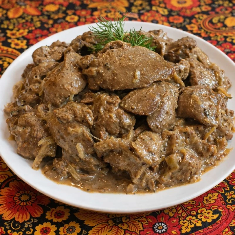 СОЧНАЯ КУРИНАЯ ПЕЧЕНЬ В НЕЖНОМ СМЕТАННОМ СОУСЕ — НАСТОЯЩАЯ ВКУСНОТА. БЛЮДО ПОЛУЧАЕТСЯ М...