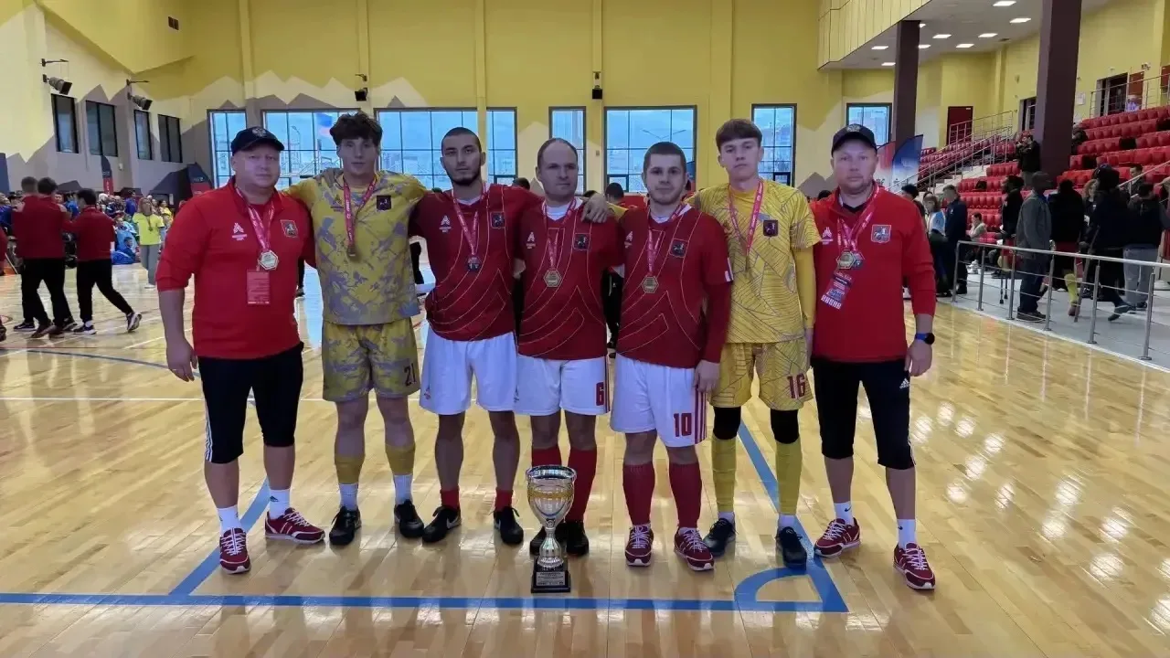 🥇Мужская команда футболистов (спорт слепых) стала обладателем кубка второго этапа всер...