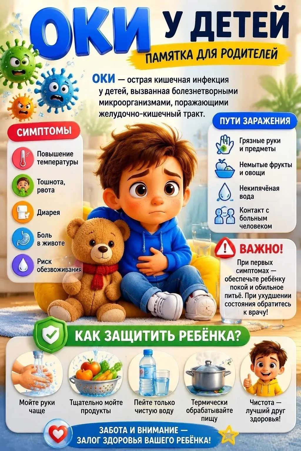 ☝️Лето и сезон отпусков - прекрасная пора, но именно сейчас возрастает риск столкнуться с кишечными 