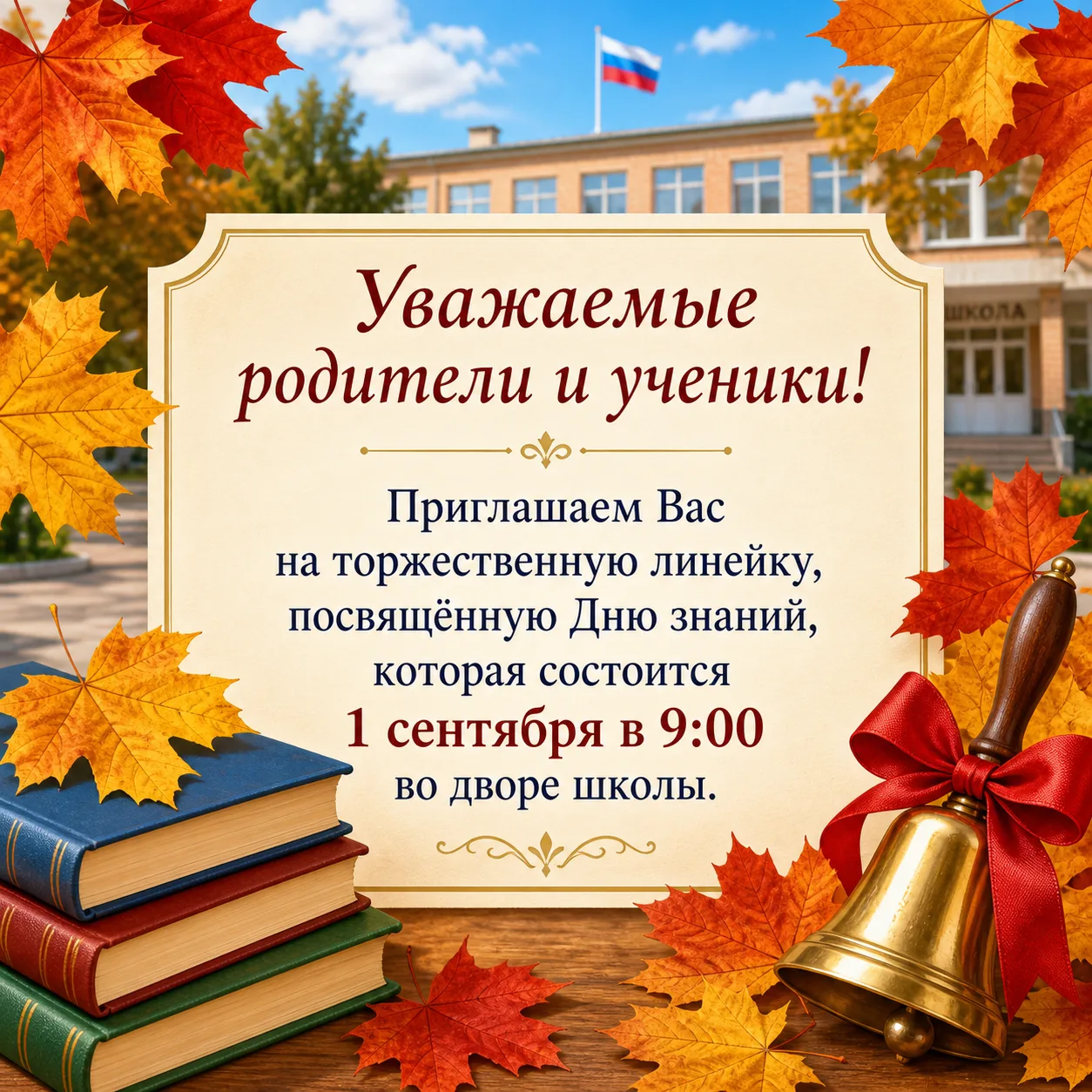 День знаний 🍁📚