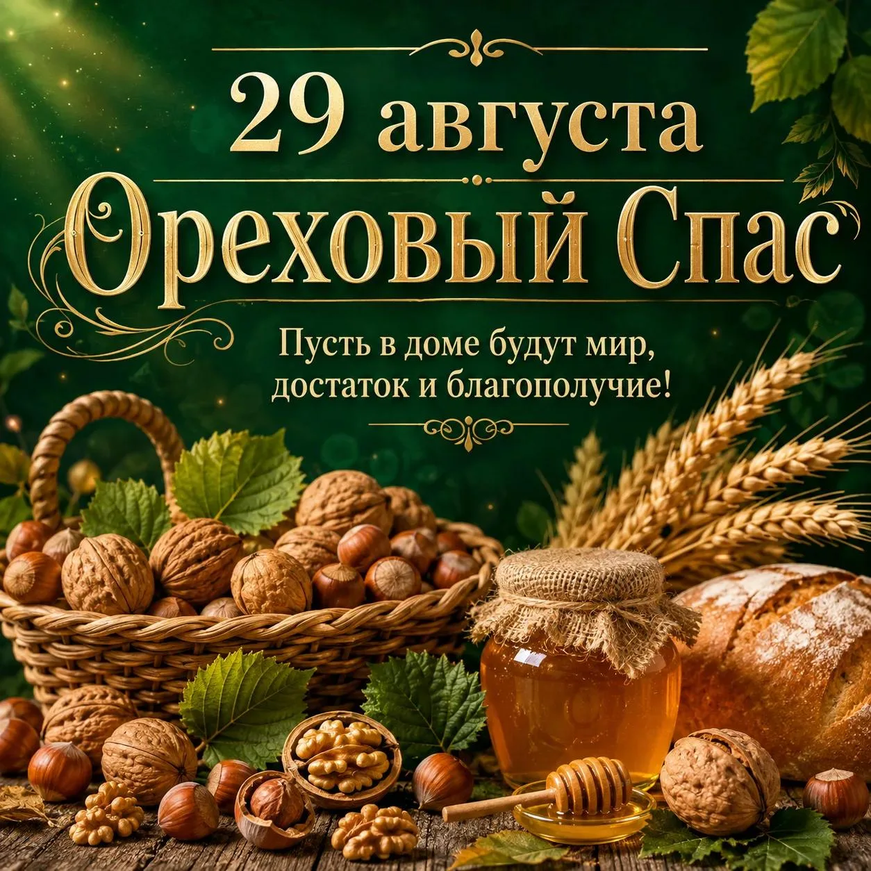 🎉 29 августа в народе отмечается Ореховый Спас! 🎉