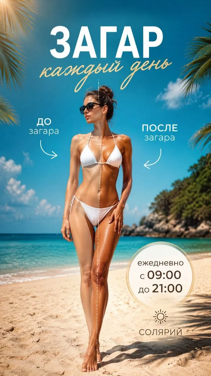 Мечтаете о лёгком загаре, но до отпуска ещё месяц-другой? ☀️