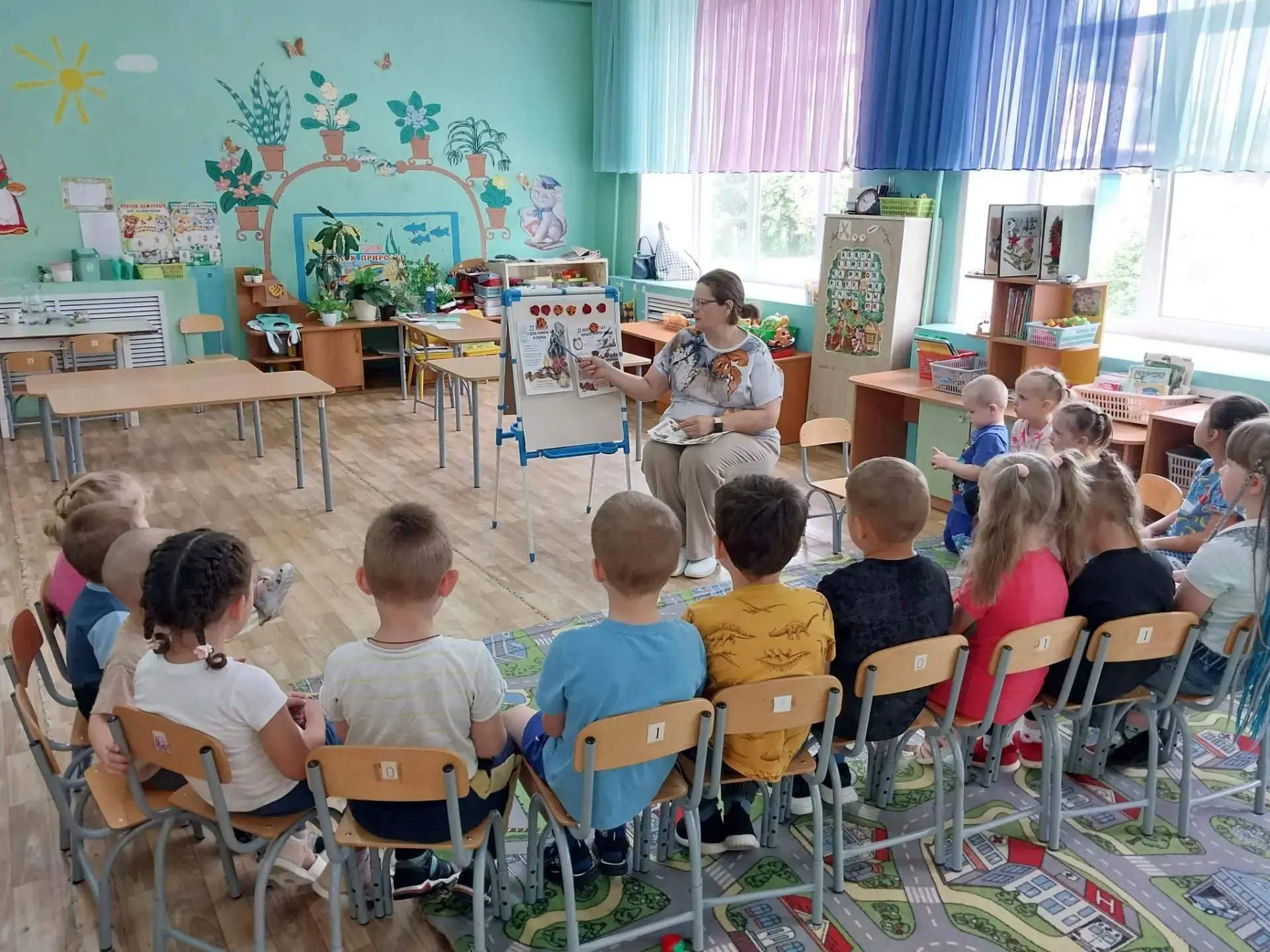 22 июня — день, который нельзя забыть. Сегодня  наши дошколята почтили память о павших героях. Мы до