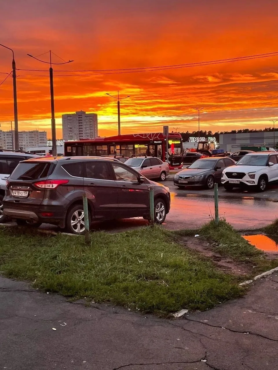 Кадры невероятного заката🔥