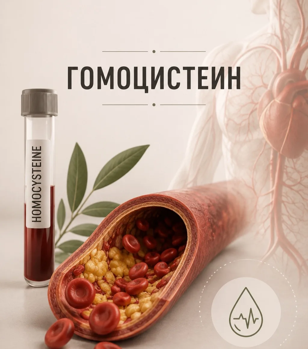 🧬 Гомоцистеин: маркер, о котором не все знают, но он важнее холестерина