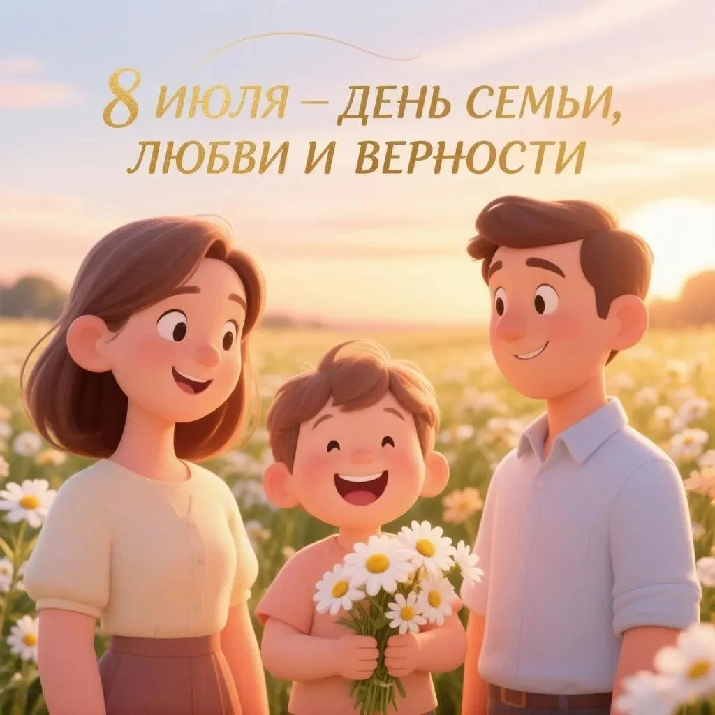 8 июля — День семьи, любви и верности

Сегодня мы отмечаем один из самых тёплых и светлых праздников