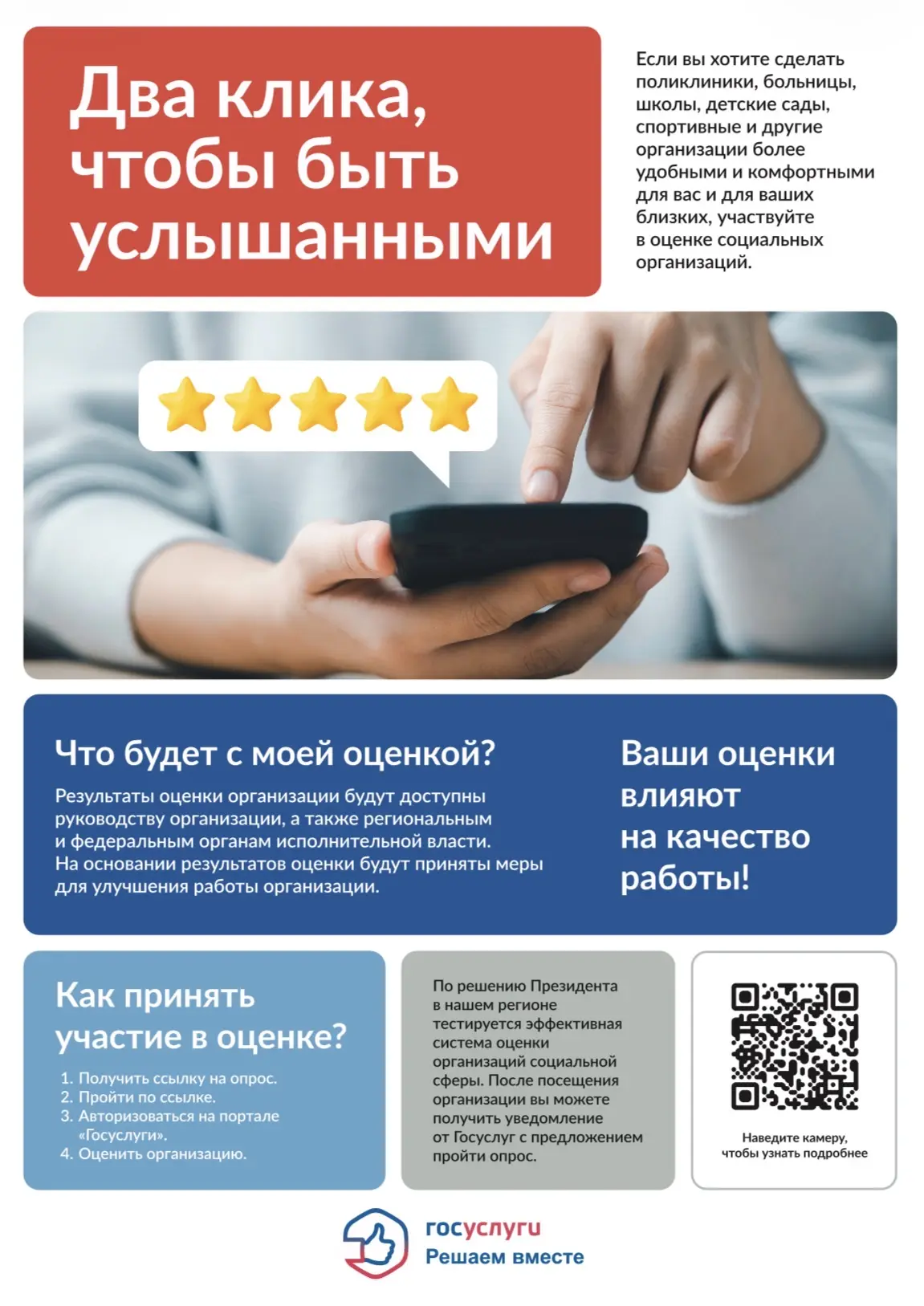 Россияне оценят учреждения социальной сферы через «Госуслуги»

В России проходит эксперимент по внед