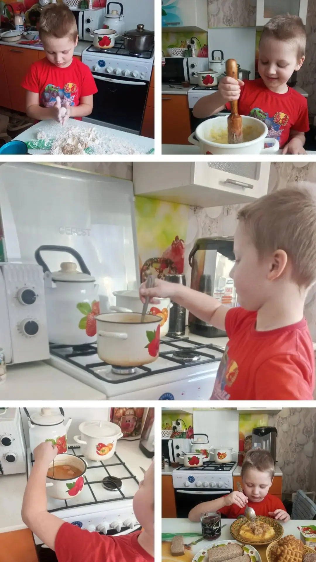 Кулинарный фестиваль «Делаем блюда народной кухни» с участием родителей и детей продолж...