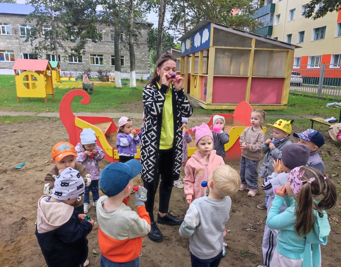 Весёлая прогулка с пользой для здоровья!