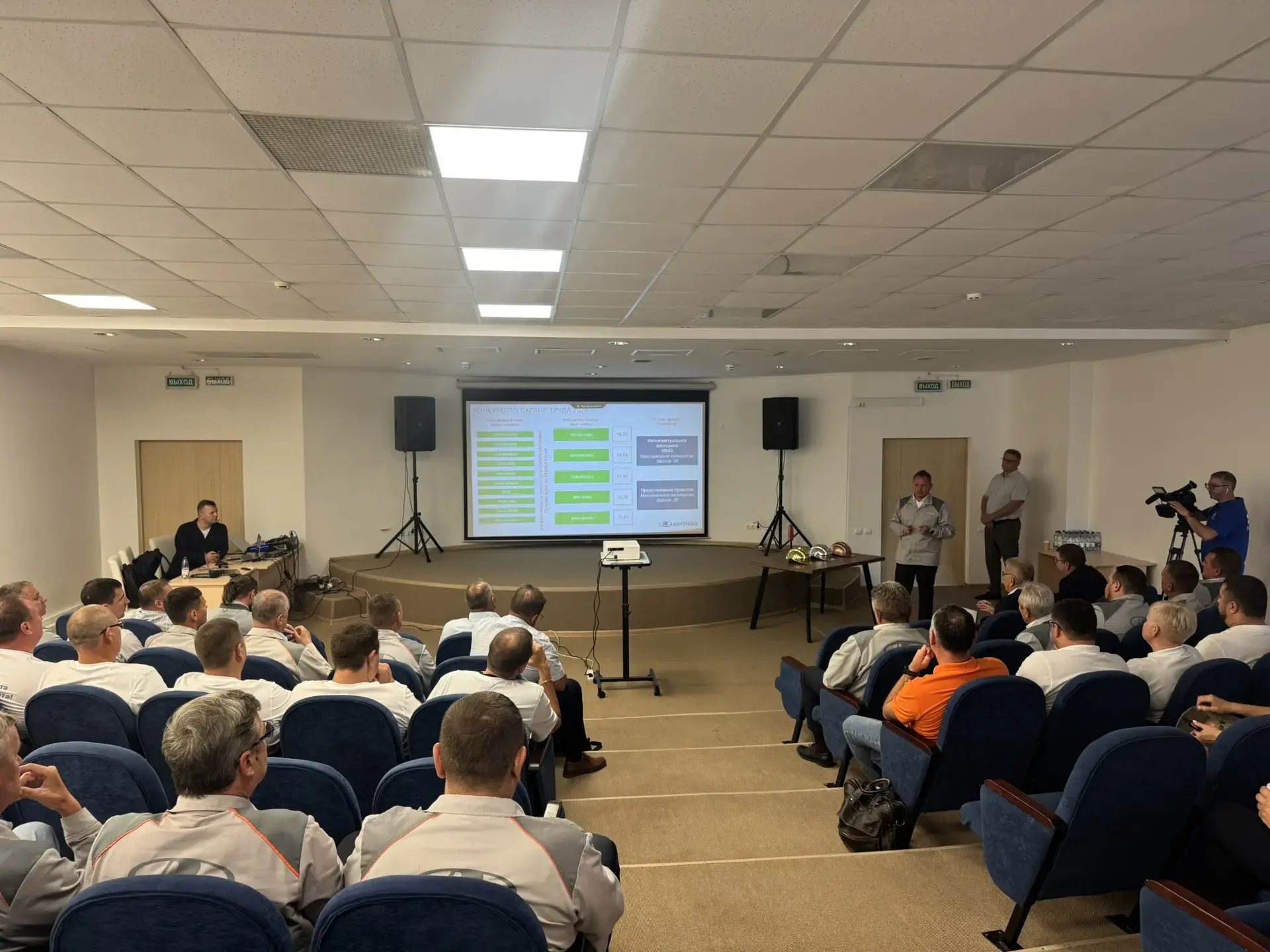Прямо сейчас на АВТОВАЗе проходят итоговые мероприятия масштабного конкурса по охране т...