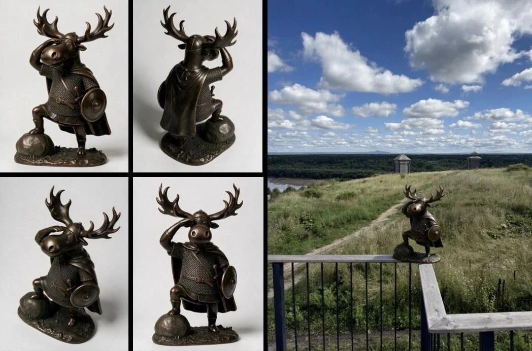 🦌 В Чердыни установят семь бронзовых мини-скульптур лосей — число фигур выбрали неслуч...