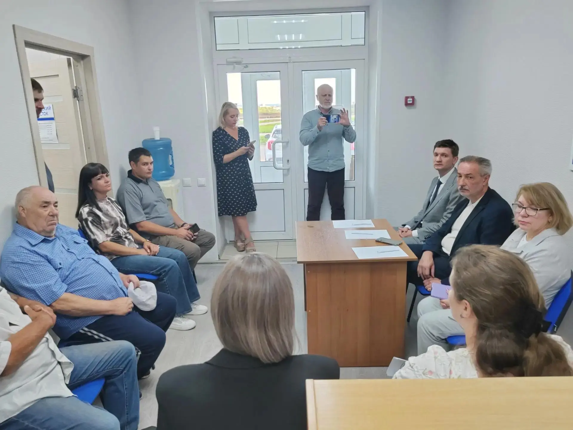 Вместе с коллегами по партии «Единая Россия» и представителями администрации города Там...