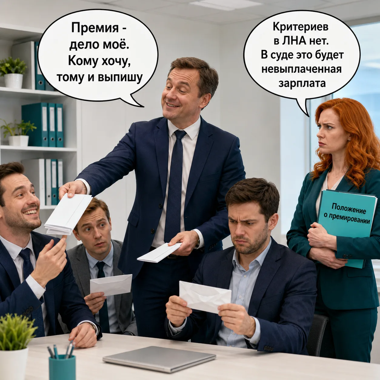 Если премия зависит только от настроения руководителя, у работодателя могут возникнуть ...
