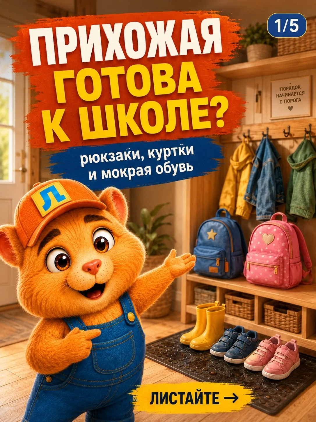 До школы остается 1 ДЕНЬ 🎒🍂