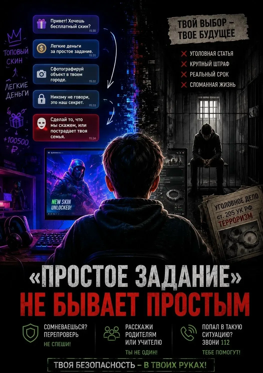 Один из способов вовлечения наших подростков в диверсионную деятельность – ловушки в видеоиграх. Нап