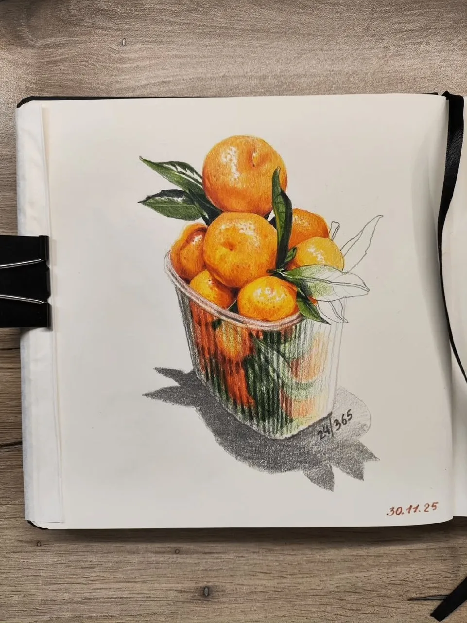 Натюрморт цветными карандашами