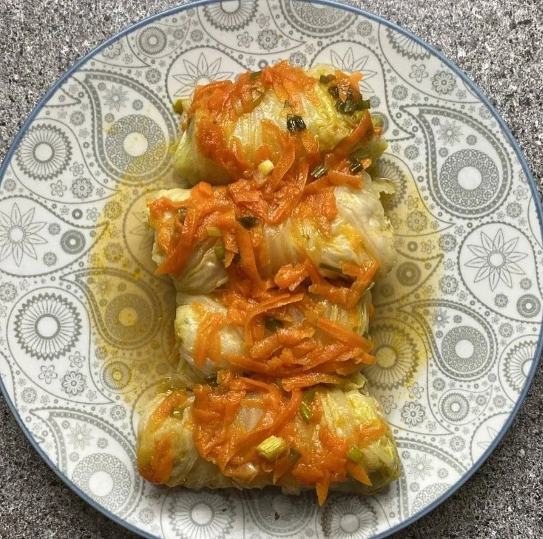 Голубцы из курицы и пекинской капусты