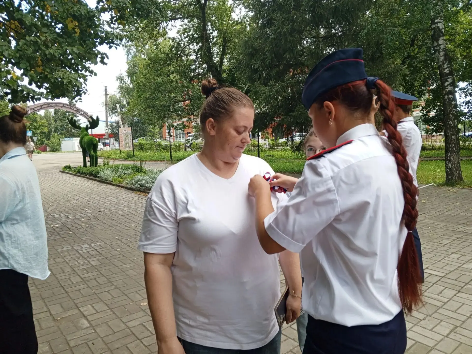 Активисты школы приняли участие в акции "Российский триколор: дарим символ единства".🇷...