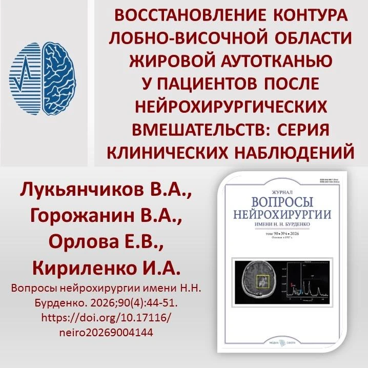 Восстановление контура лобно-височной области жировой аутотканью у пациентов после нейр...