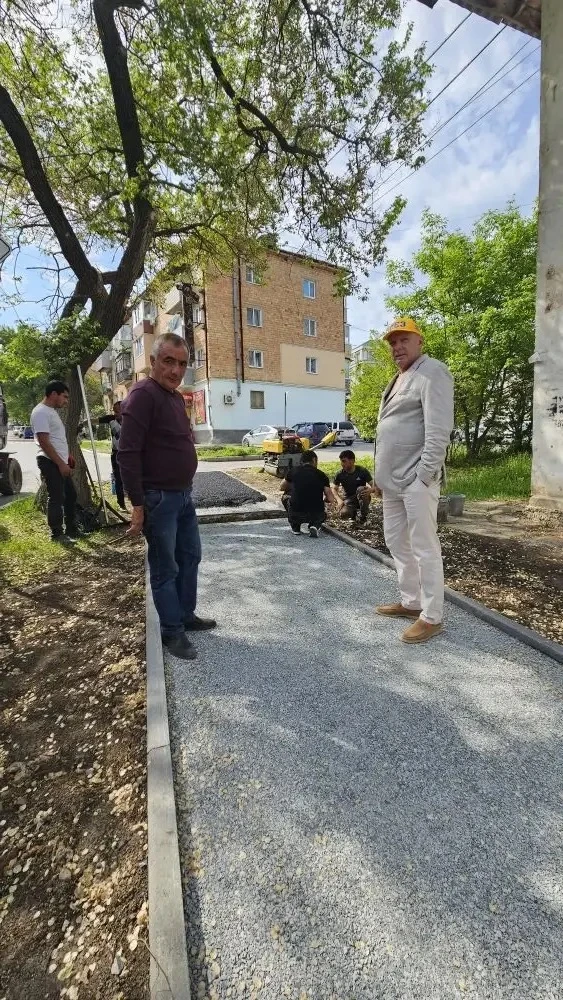 ⚒️Ремонтируем тротуар на Горького