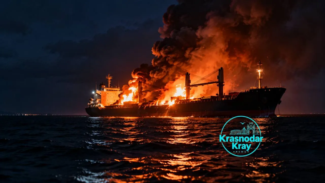 ‼️В результате удара дронами ночью на переходе морем восточнее Одессы поражён сухогруз,...