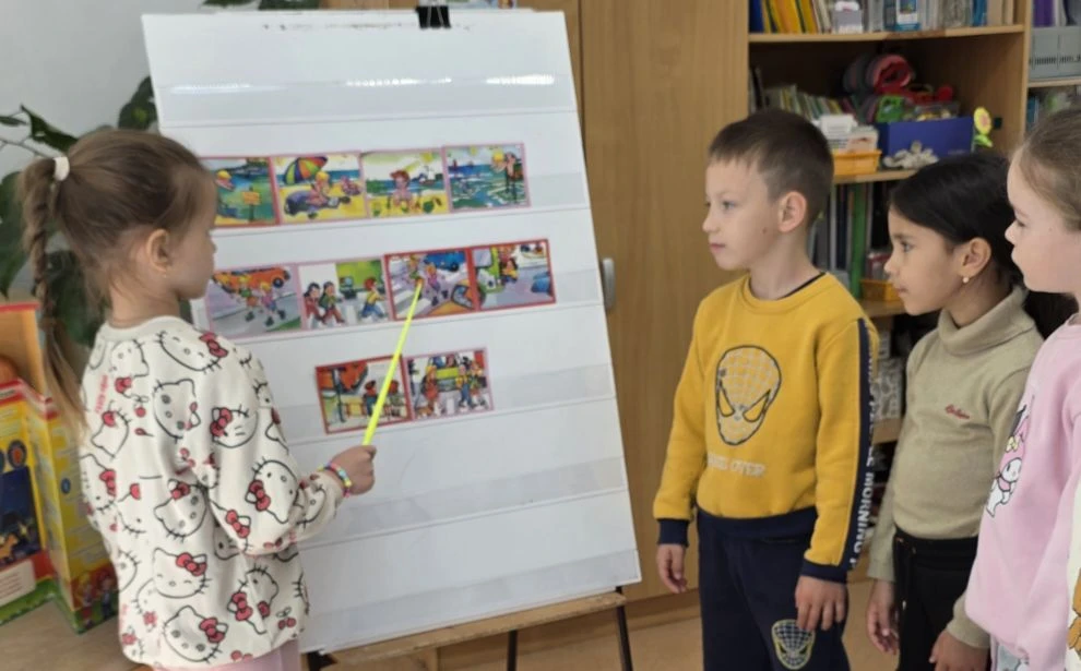 🚦 Вода, дорога, лес: три стихии, которые требуют внимания!
 
Ребята сегодня осваивали «Азбуку безоп