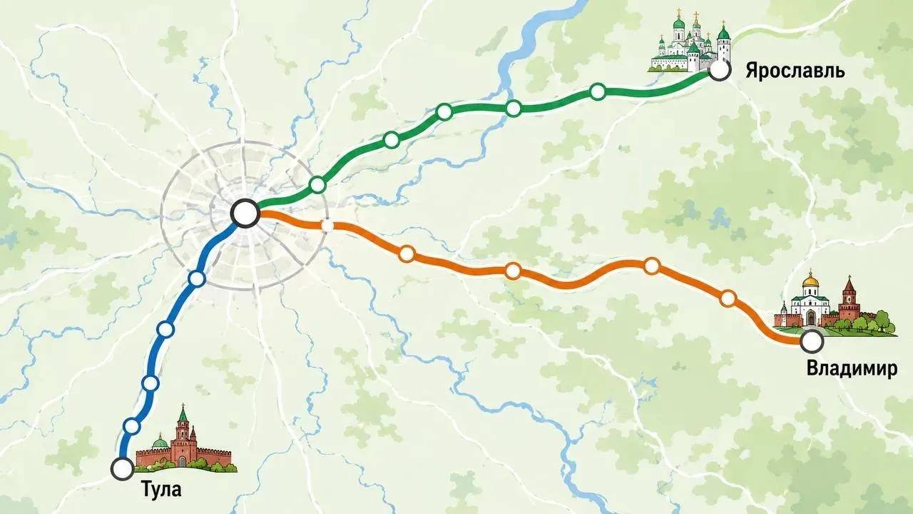 🚆 МЦД планируют продлить до Тульской, Владимирской и Ярославской областей, — Собянин

️📍 Подольск
