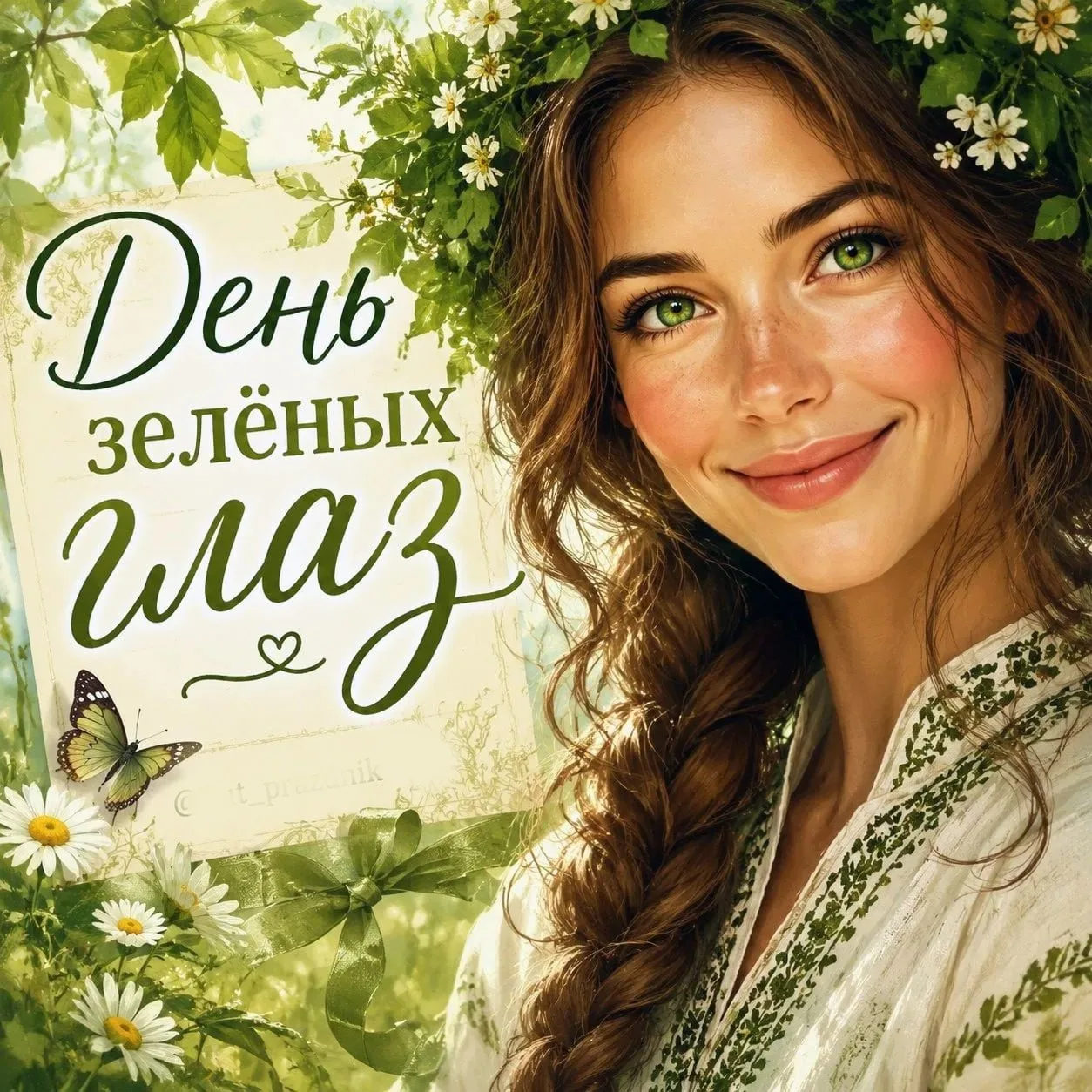 💚17 июля —День зелёных глаз💚

Сегодня отмечается необычный праздник — День зелёных глаз. Этот редк