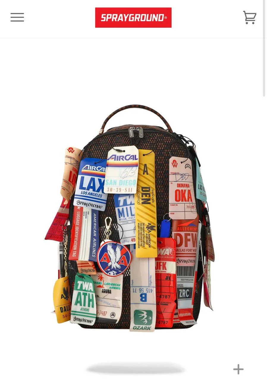 Рюкзаки sprayground, доступны к заказу с оф сайта бренда 😍