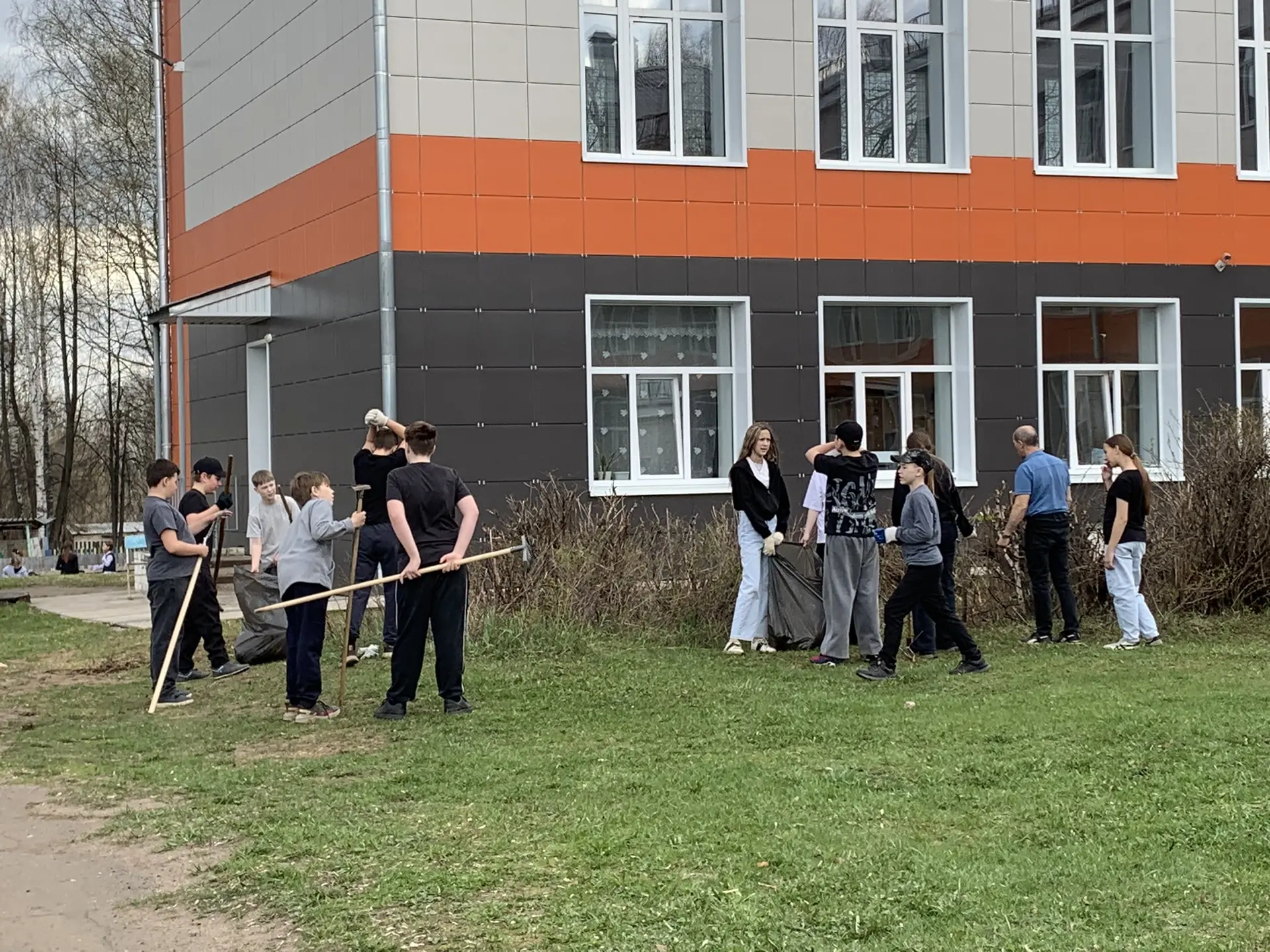 ♻️Школьный субботник.