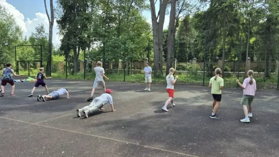 ⚔️ Учебно-тренировочный сбор по общей физической подготовке 

Воспитанники СШОР по фехтованию в дисц