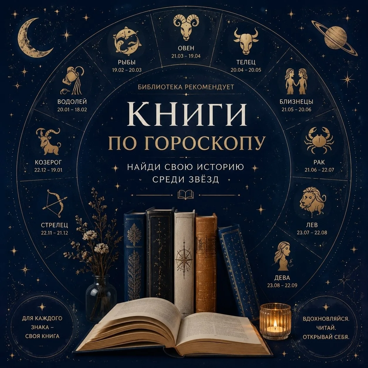 🔮 #КнижныйГороскоп на Сентябрь 2026 🌌
