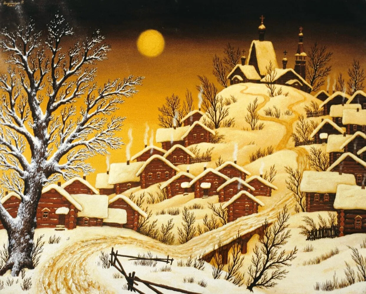 «Отчизна. Зимний пейзаж» 1975 г.