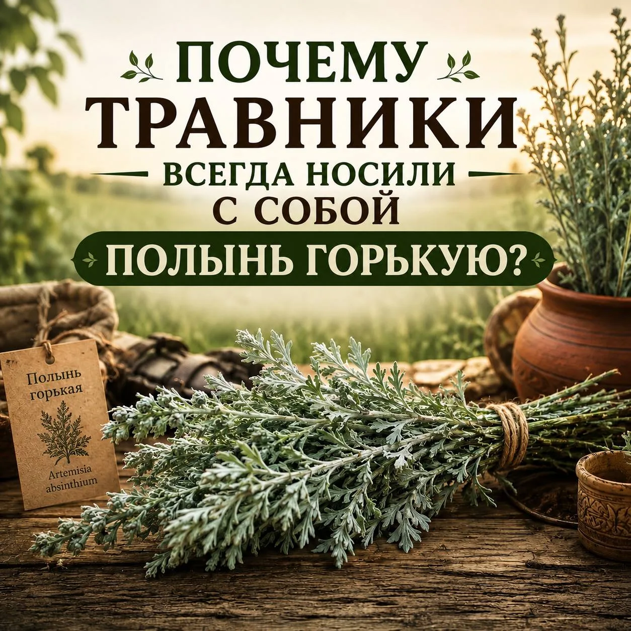 🌿 ПОЧЕМУ ТРАВНИКИ ВСЕГДА НОСИЛИ С СОБОЙ ПОЛЫНЬ ГОРЬКУЮ? 🌿