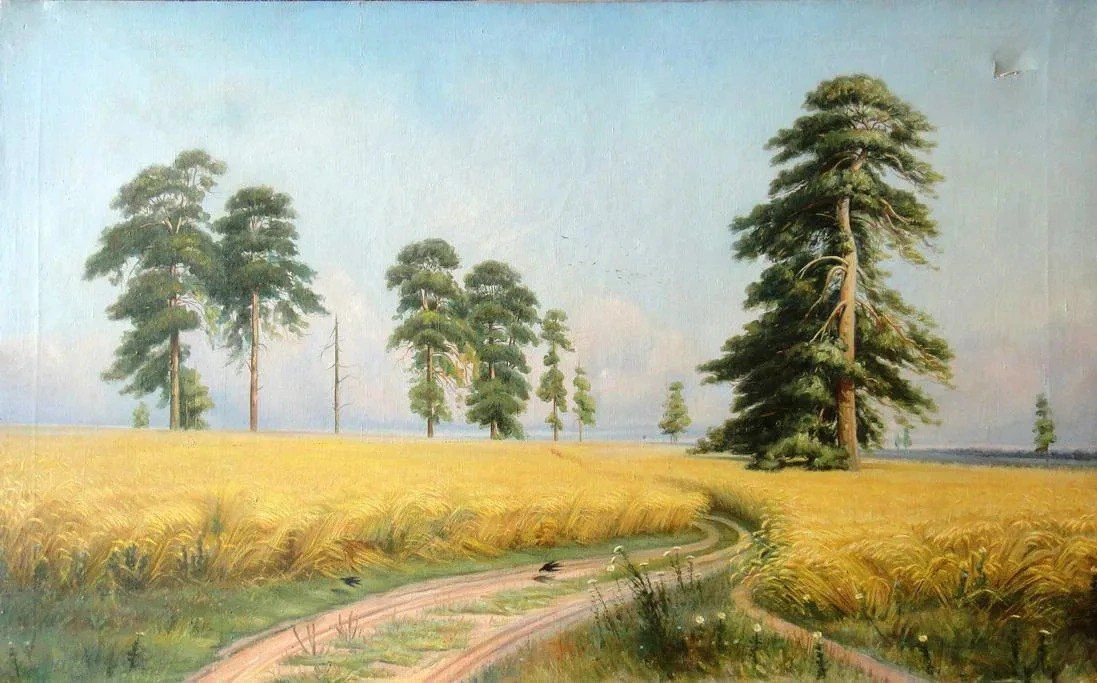 🖼️ «Рожь» — картина Ивана Ивановича Шишкина, отражающая простор и плодородие русской з...