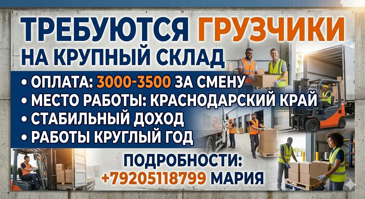 ТРЕБУЮТСЯ РАЗНОРАБОЧИЕ НА
