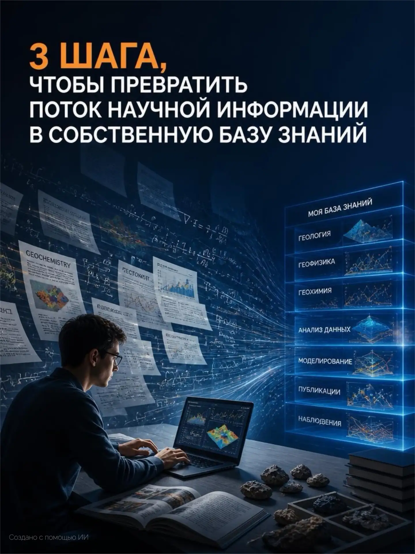 3 шага, чтобы превратить поток научной информации в собственную базу знаний.