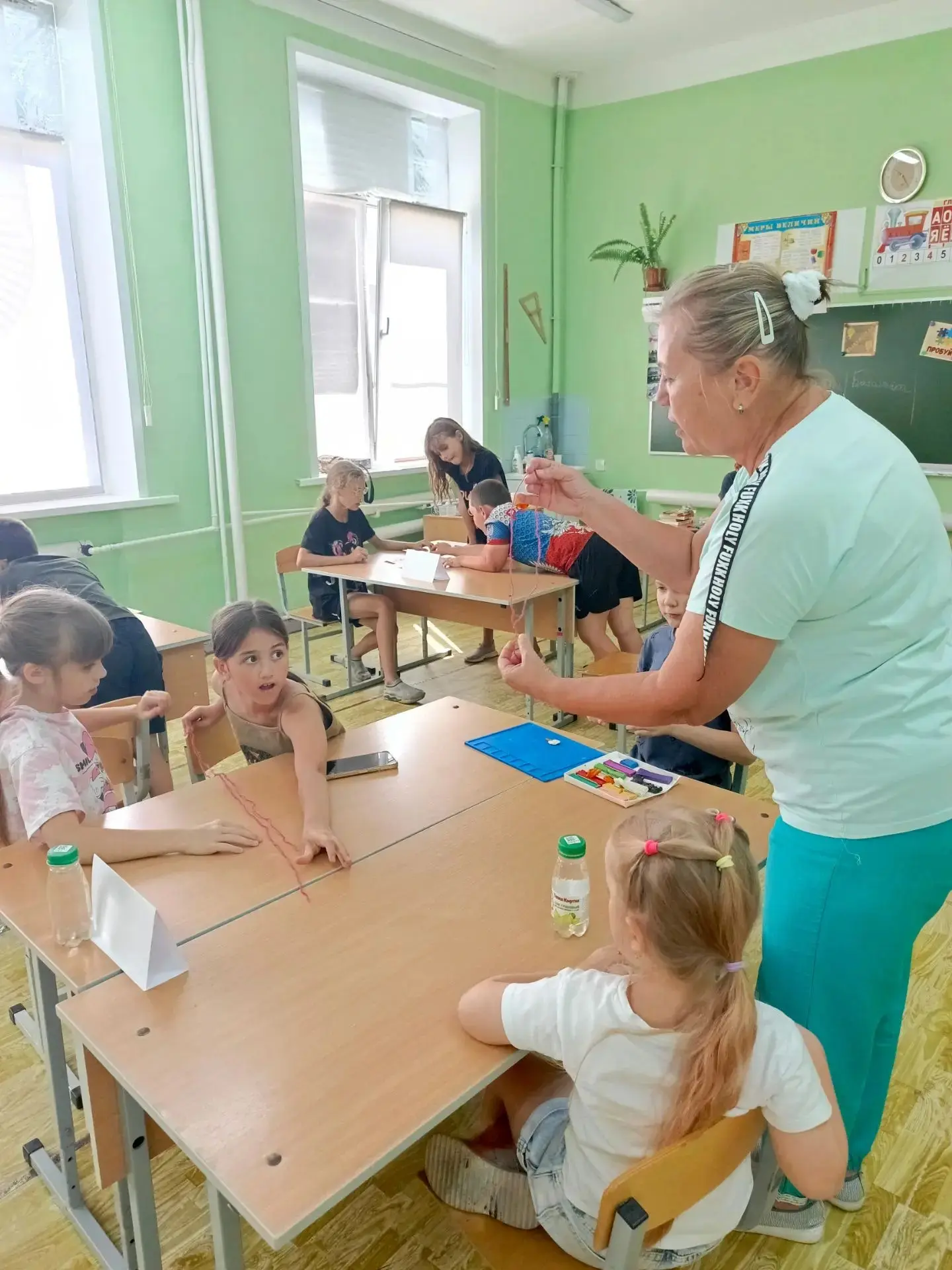 16 июля в  нашем пришкольном лагере прошла увлекательная игра по станциям «Твори! Выдум...