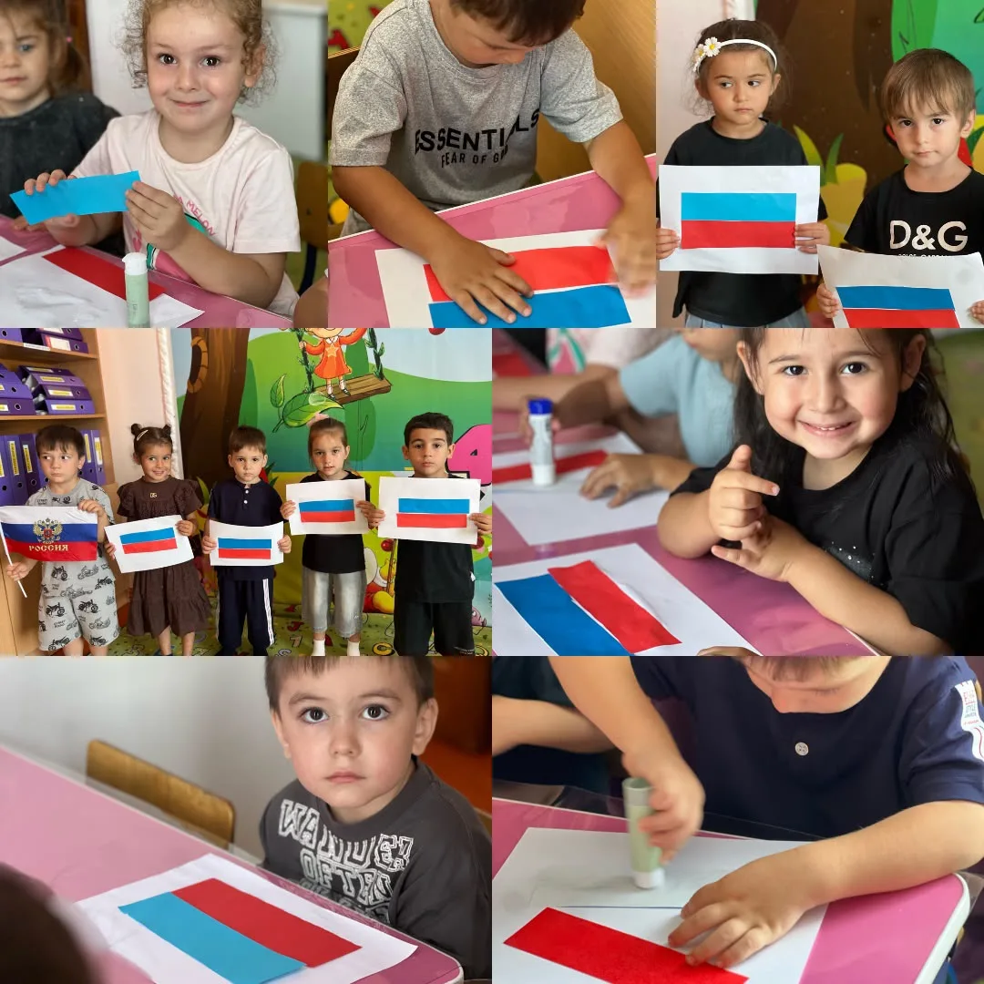 🇷🇺 Сегодня в нашем детском саду прошли увлекательные творческие занятия на тему "Наш ...