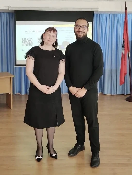 ⭐️Герои войны: урок мужества от Александра Оджо⭐️  💡Ученики 4 «В» класса вместе с кадетами из 8 «Б» 