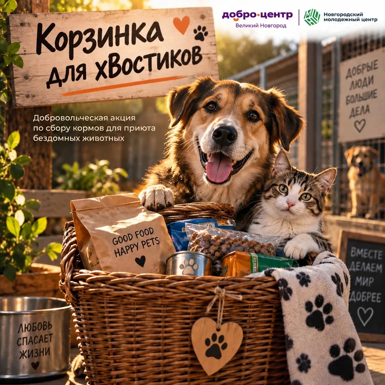 Иногда самое большое добро прячется в самых простых вещах. Пакетик корма, яркая игрушка...