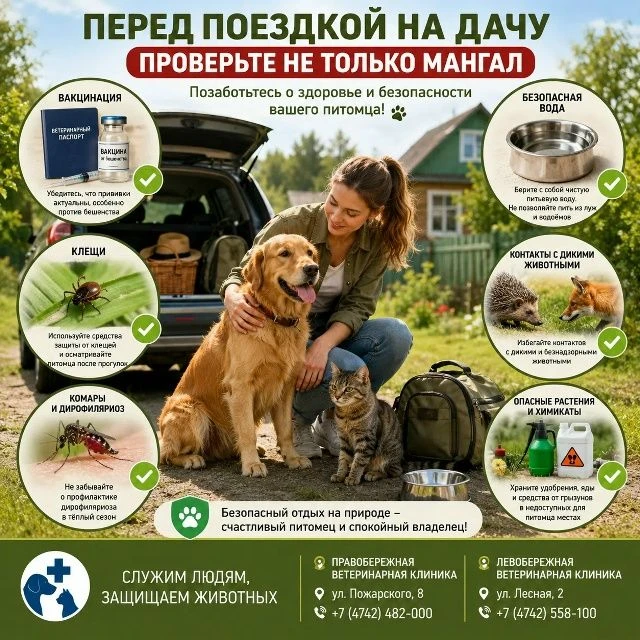 Перед поездкой на дачу проверьте не только мангал