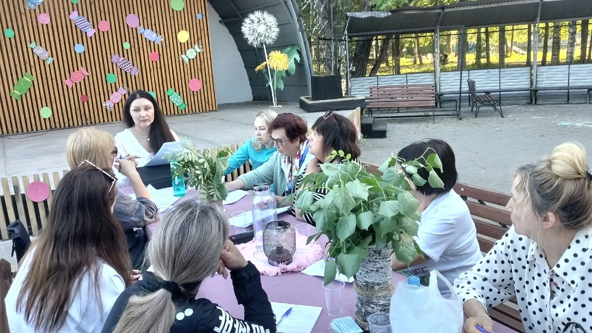 Женская встреча в рамках проекта "Лето в парке". Вместе со Светланой Алексеевой (сертиф...