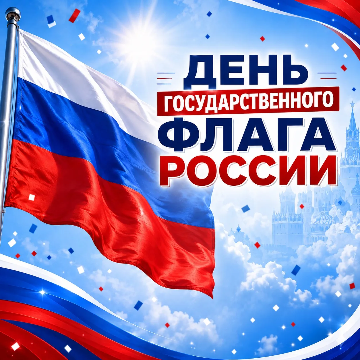 🇷🇺 Сегодня День Государственного флага России