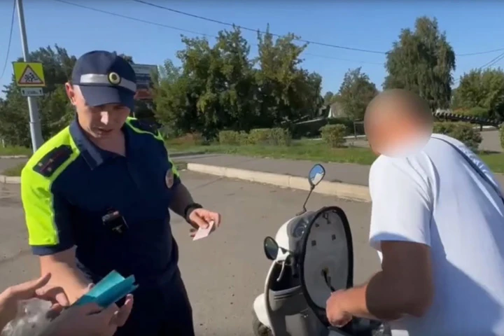 ❗️В Хакасии гаишники добрались до мотоциклистов