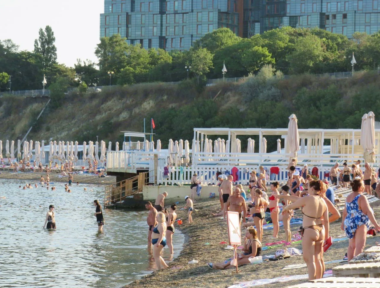 Доброе морское утречко! Анапа, Высокий берег☀️.