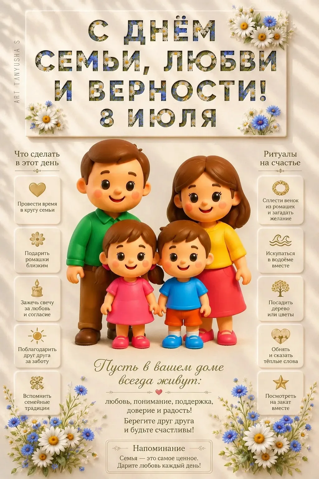 Берегите друг друга и будьте счастливы ❤️