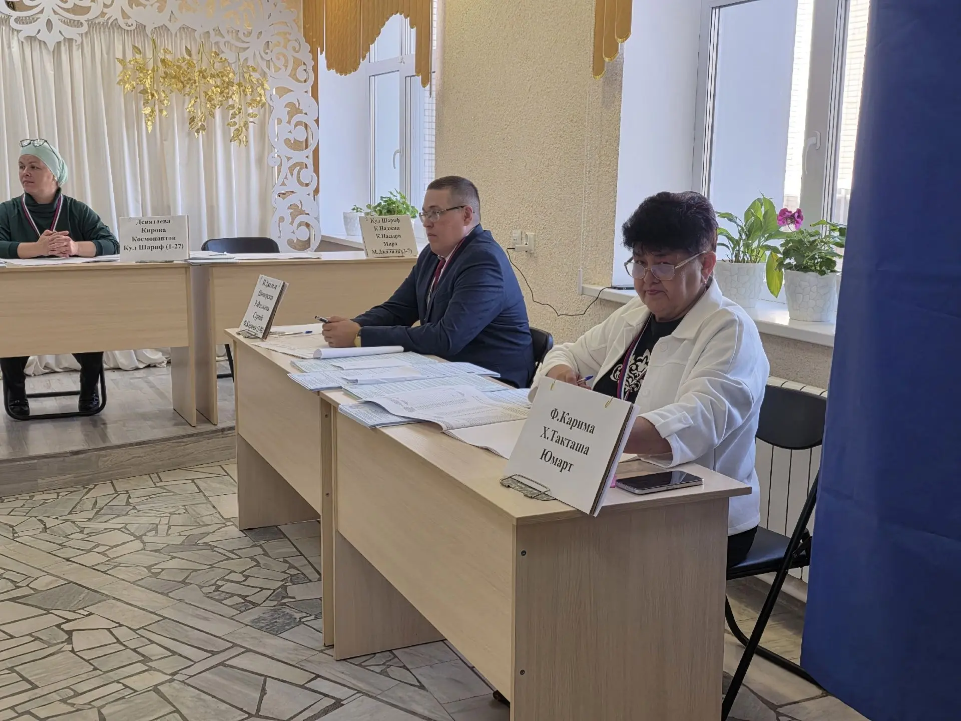 Балтач бистәсендә урнашкан 1090 һәм дә 1093 номерлы сайлау участокларына сайлаучылар ир...