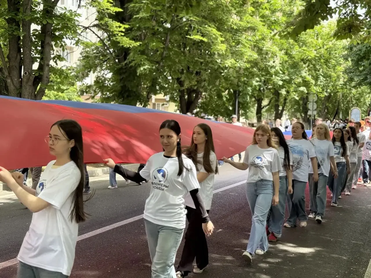 В День славянской письменности и культуры представители молодежных организаций КЧР пронесли по центр