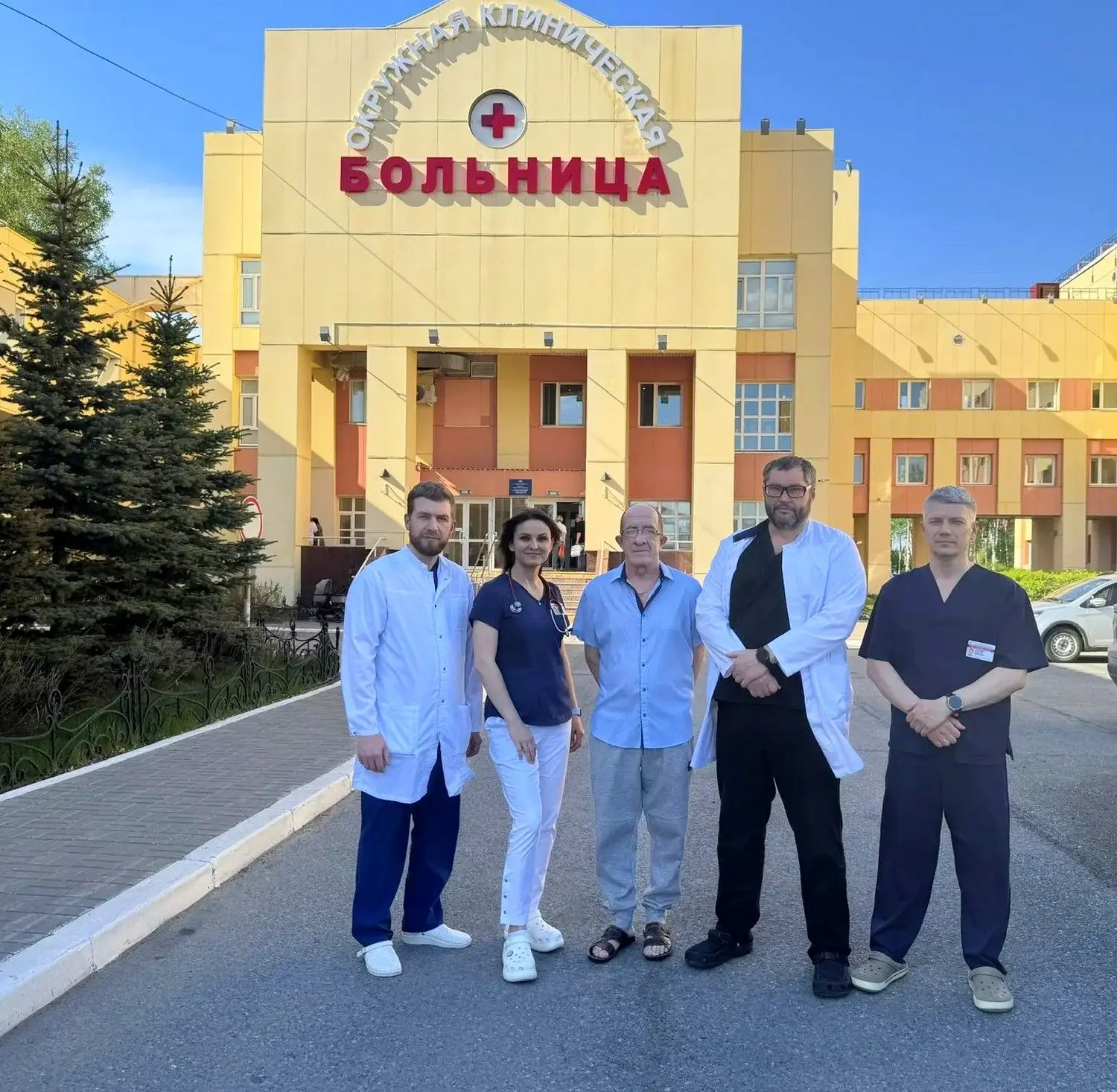 Шестая пересадка сердца в Ханты‑Мансийске: пациент вернулся домой с новым сердцем
 
В Окружной клини